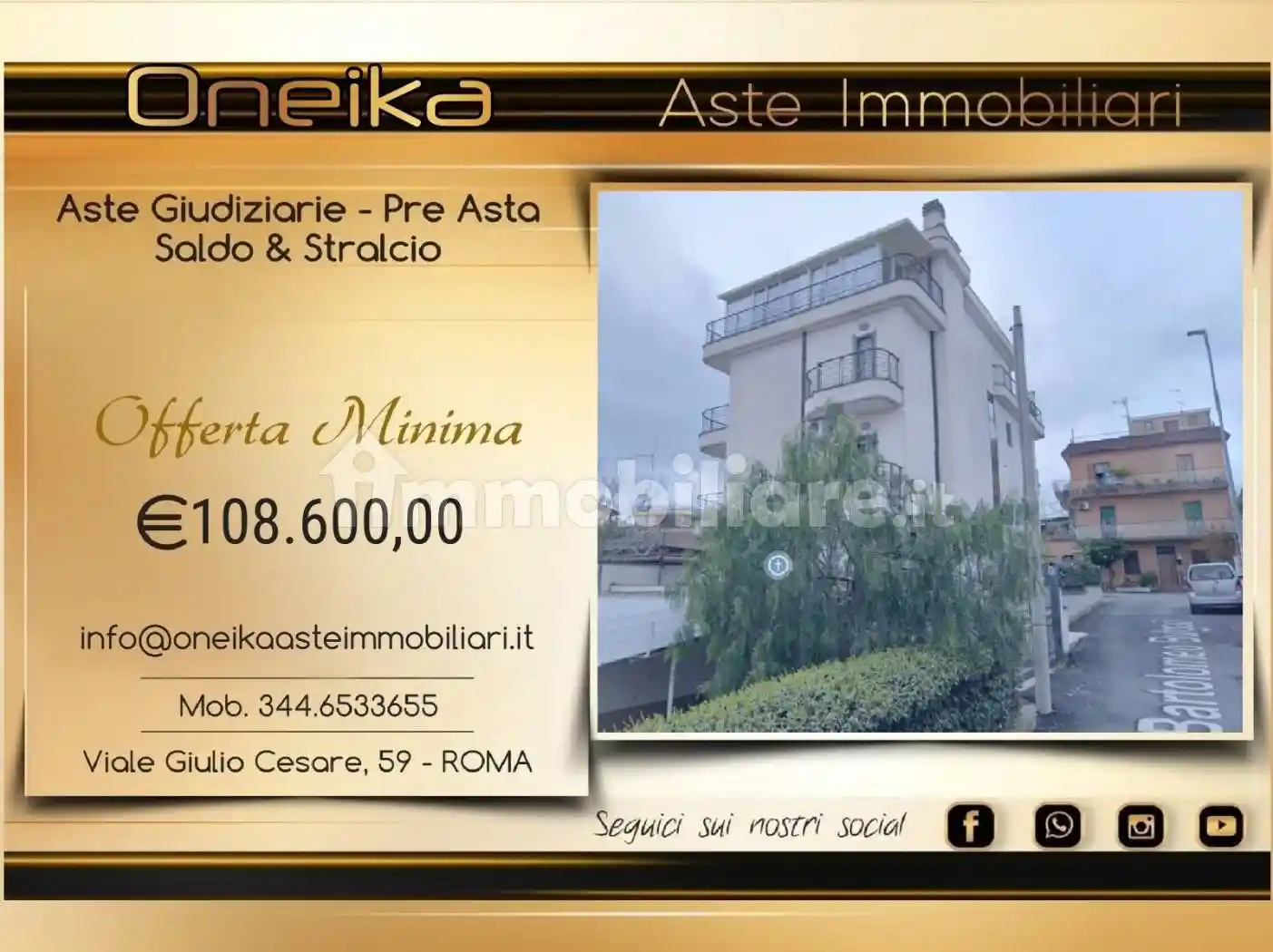 Appartamento in vendita a Roma