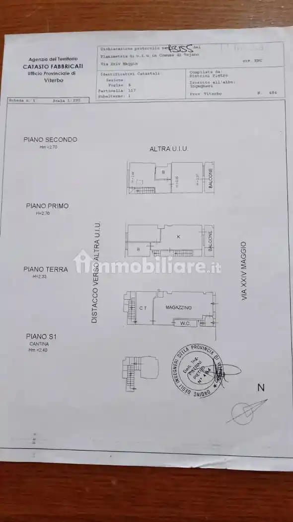 Appartamento in vendita a Vejano
