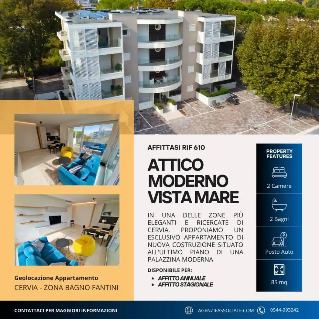 Attico viale Italia 80, Pinarella, Cervia - foto 3