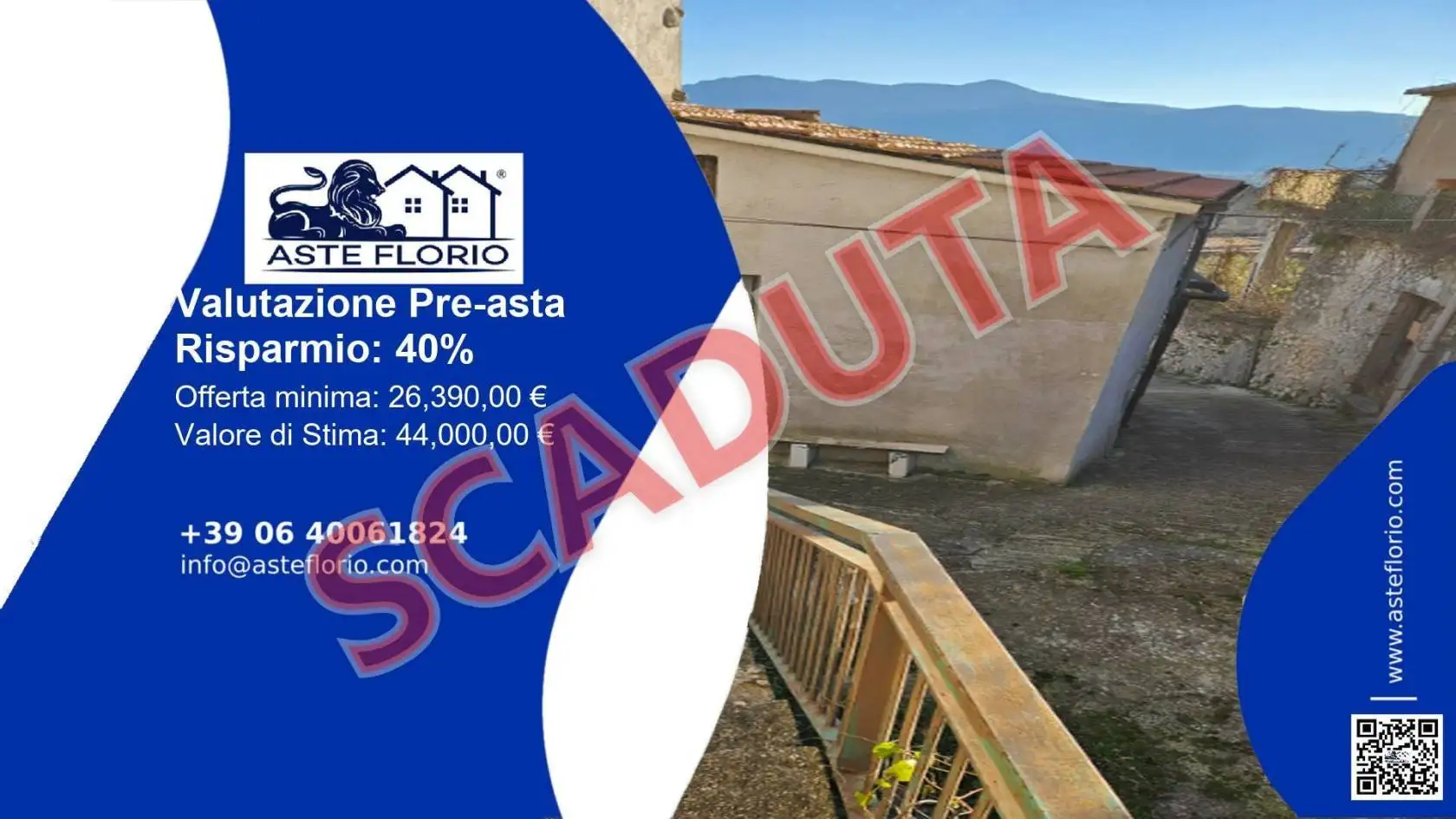 Appartamento in asta a San Vittore del Lazio