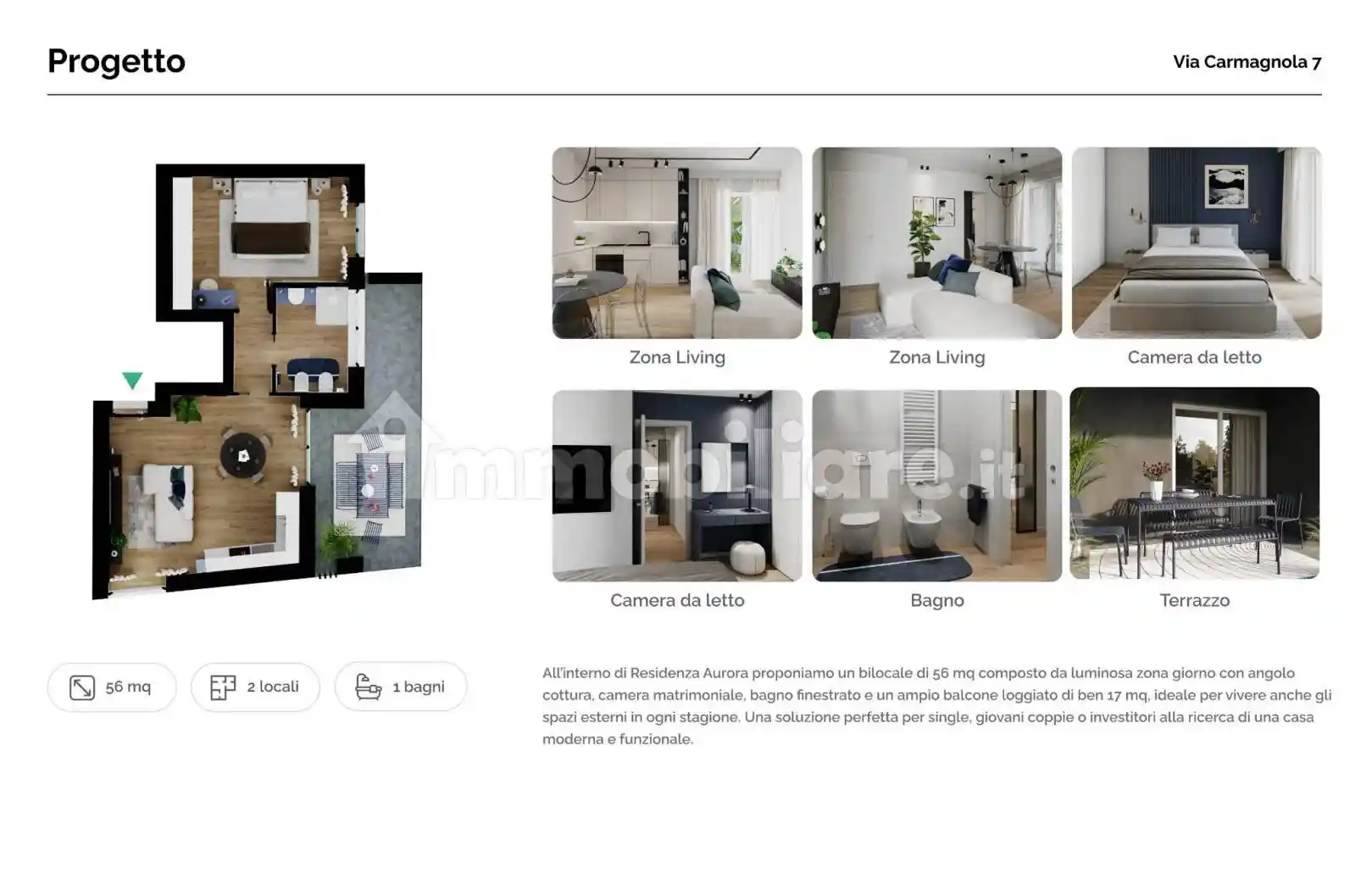 Bilocale via Carmagnola 7, San Giuliano a Mare, Rimini - foto 4