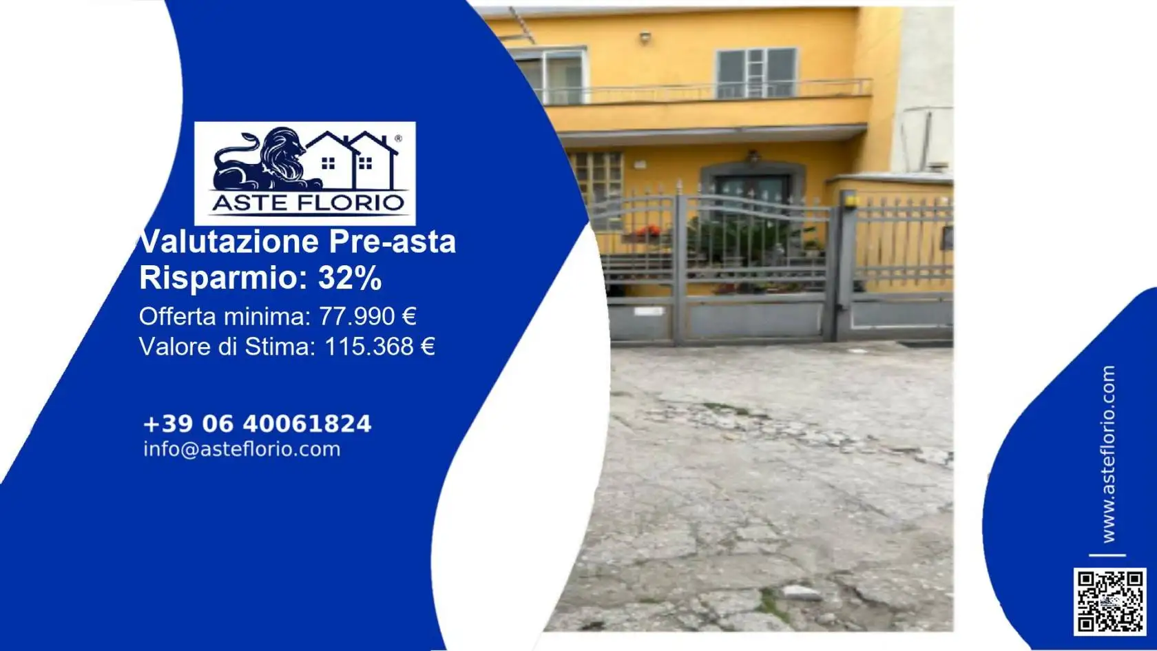 Villa in asta a Brusciano