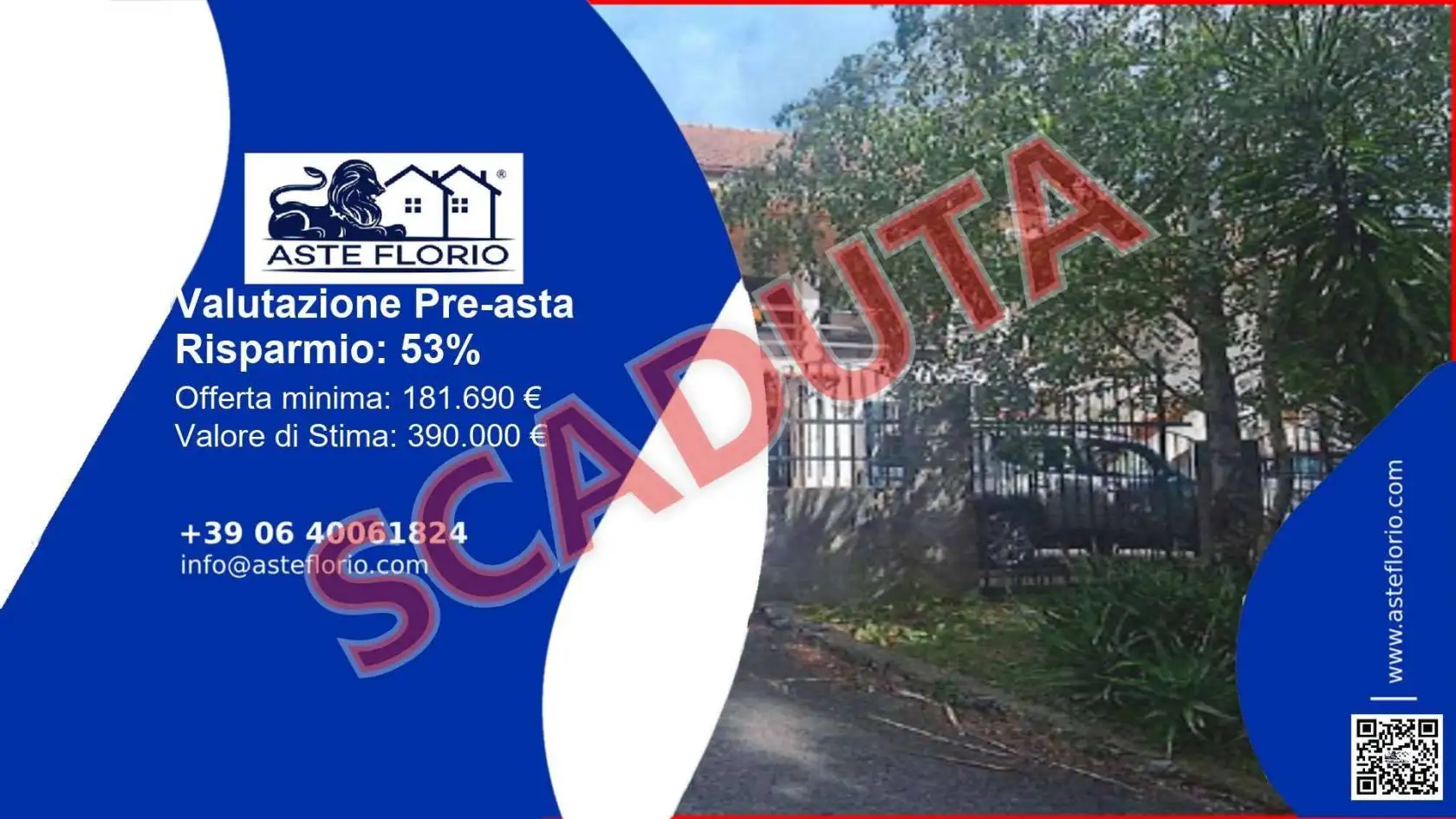 Villetta a schiera in asta a Toirano