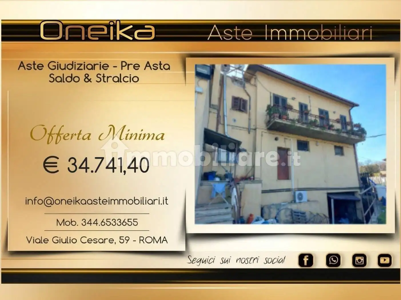 Appartamento in asta a Poggio Nativo