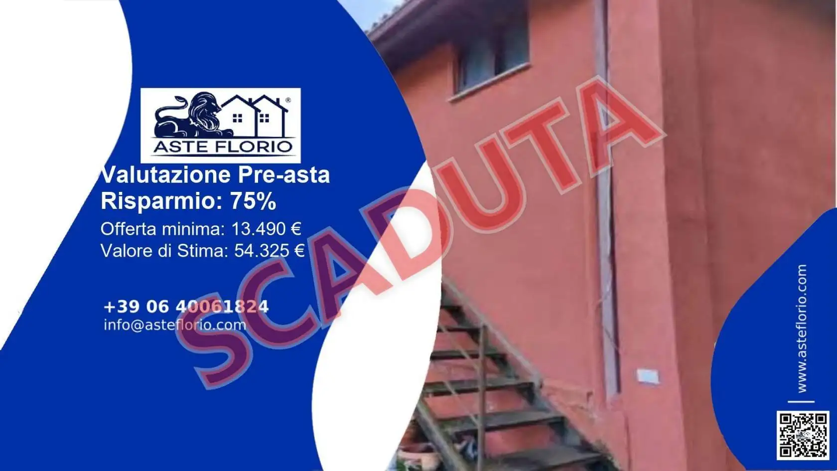 Villa in asta a Montelanico