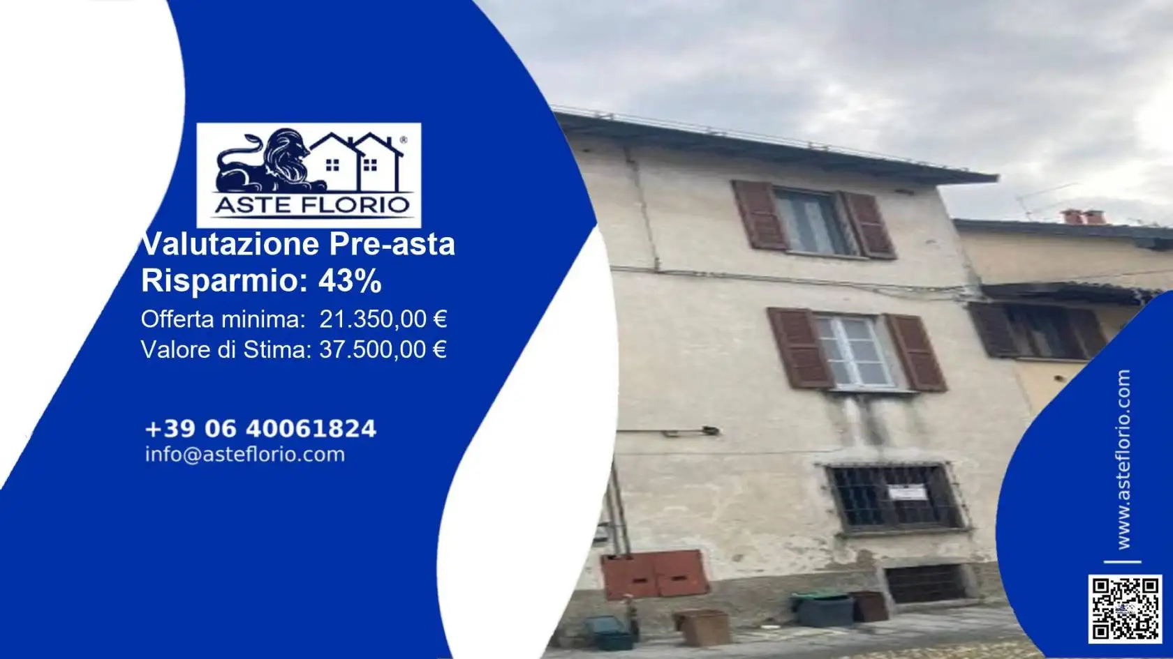 Appartamento in asta a Brunello