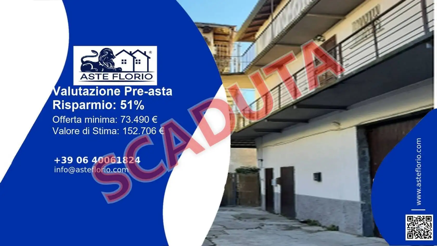 Appartamento in asta a Asso