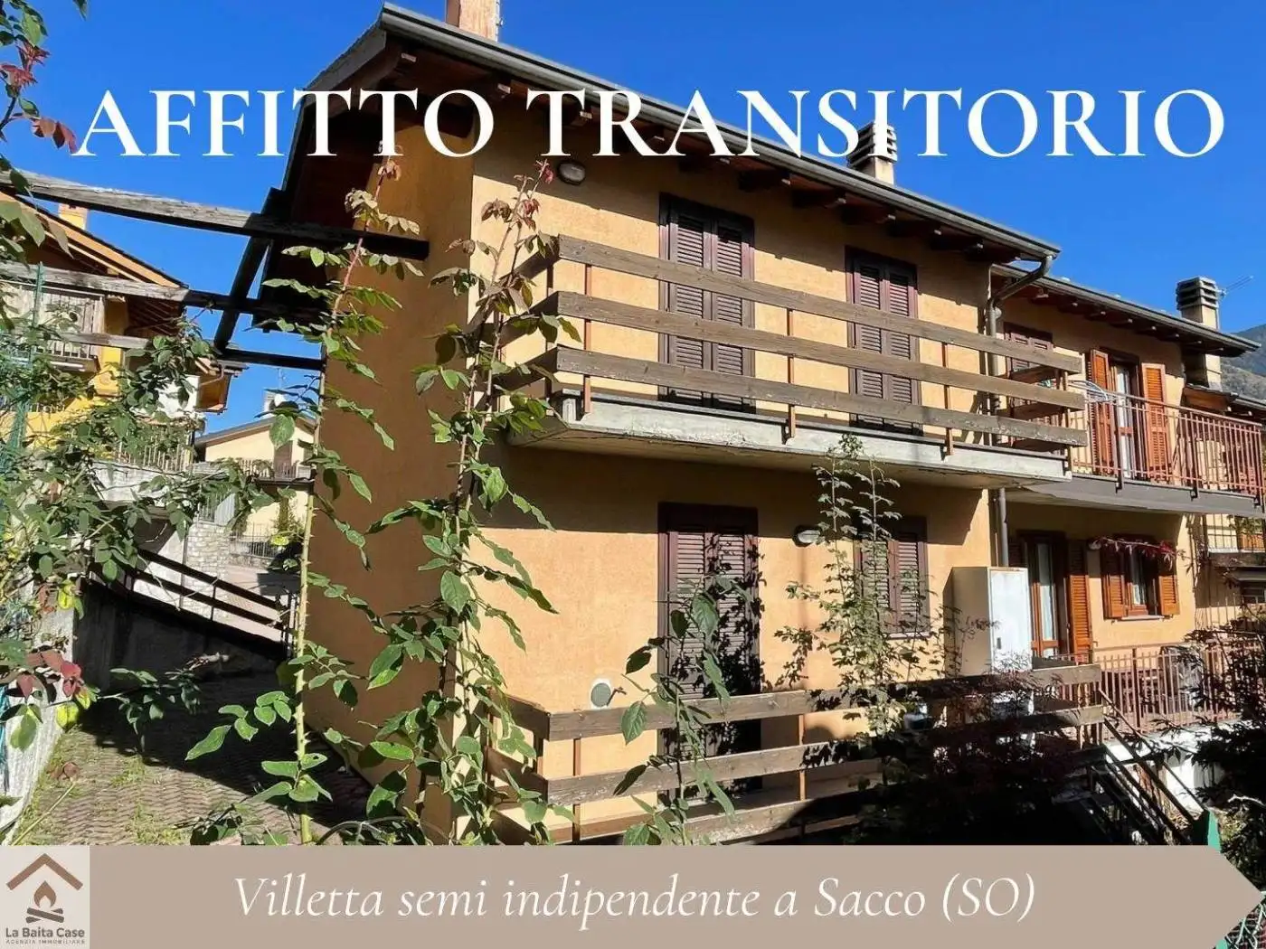 Villetta a schiera in affitto a Cosio Valtellino