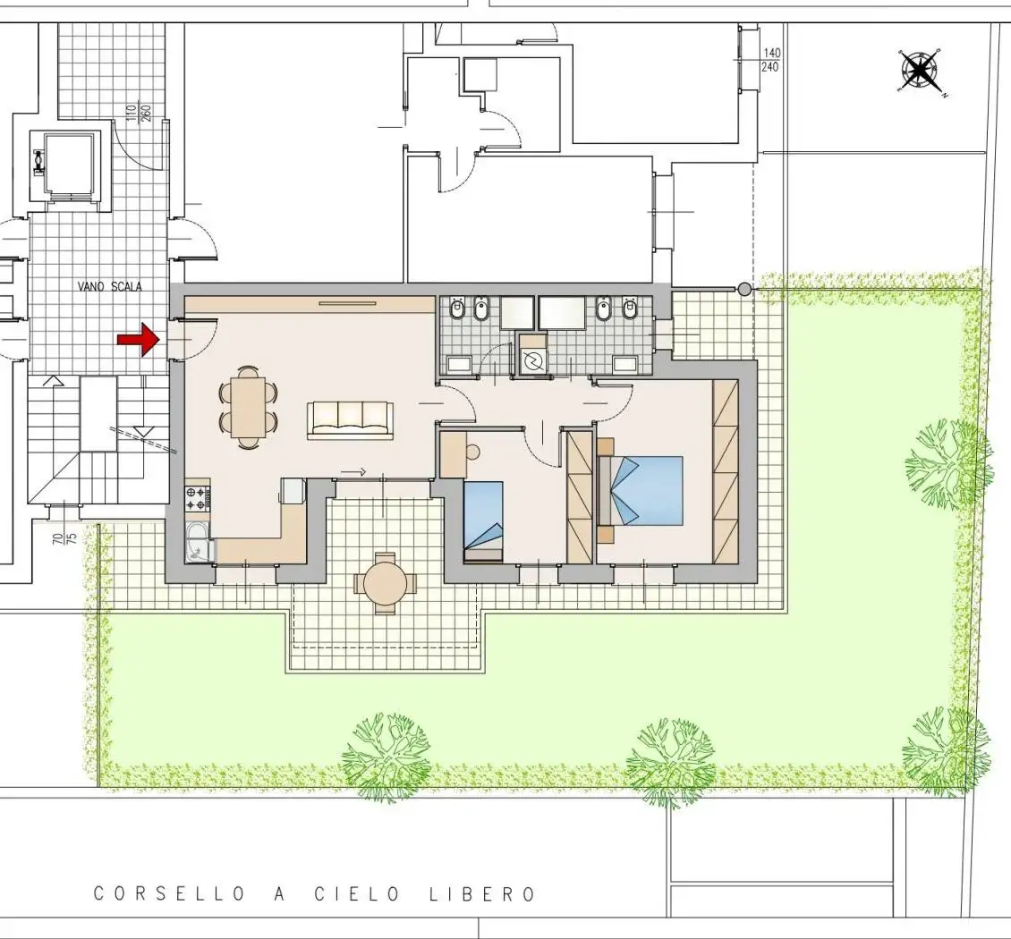 Trilocale via Guglielmo Oberdan, Centro, Arosio - foto 5