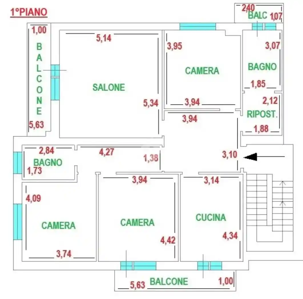 Appartamento via Carlo Porta 42, Montarelli - Via dei Giardini, Aprilia - foto 2