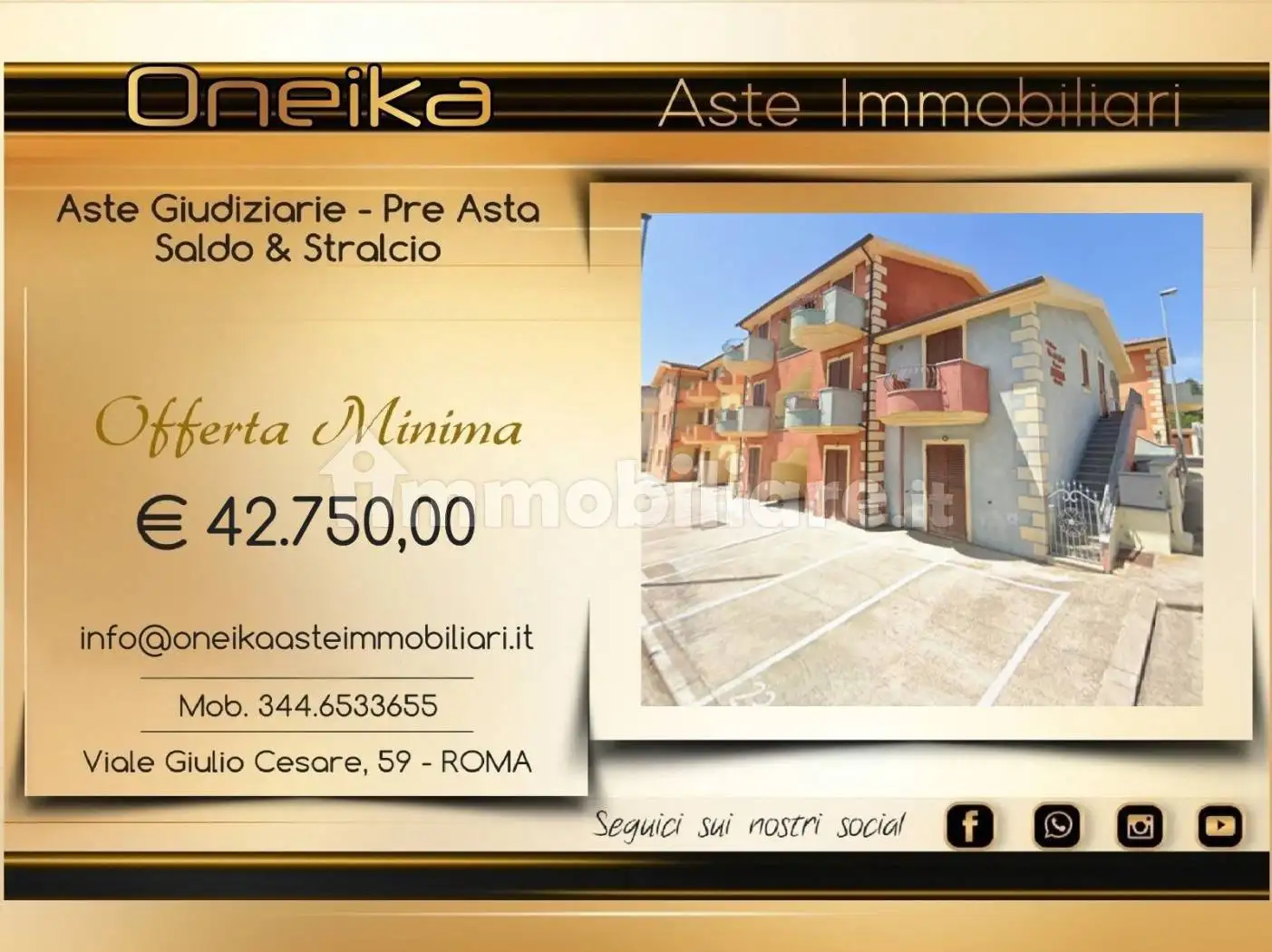 Appartamento in asta a Viddalba