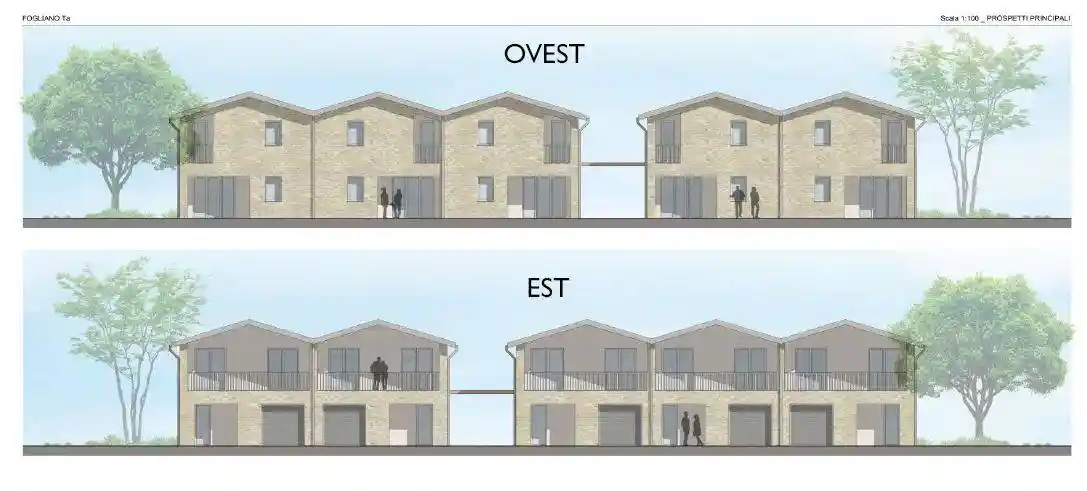 Villa bifamiliare, nuova, 182 m², Fogliano - Due Maestà, Reggio Emilia - foto 3