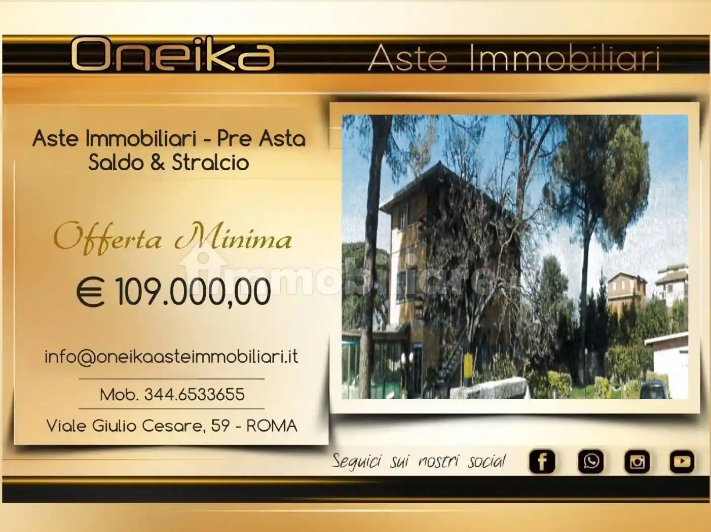 Appartamento in asta a Roma