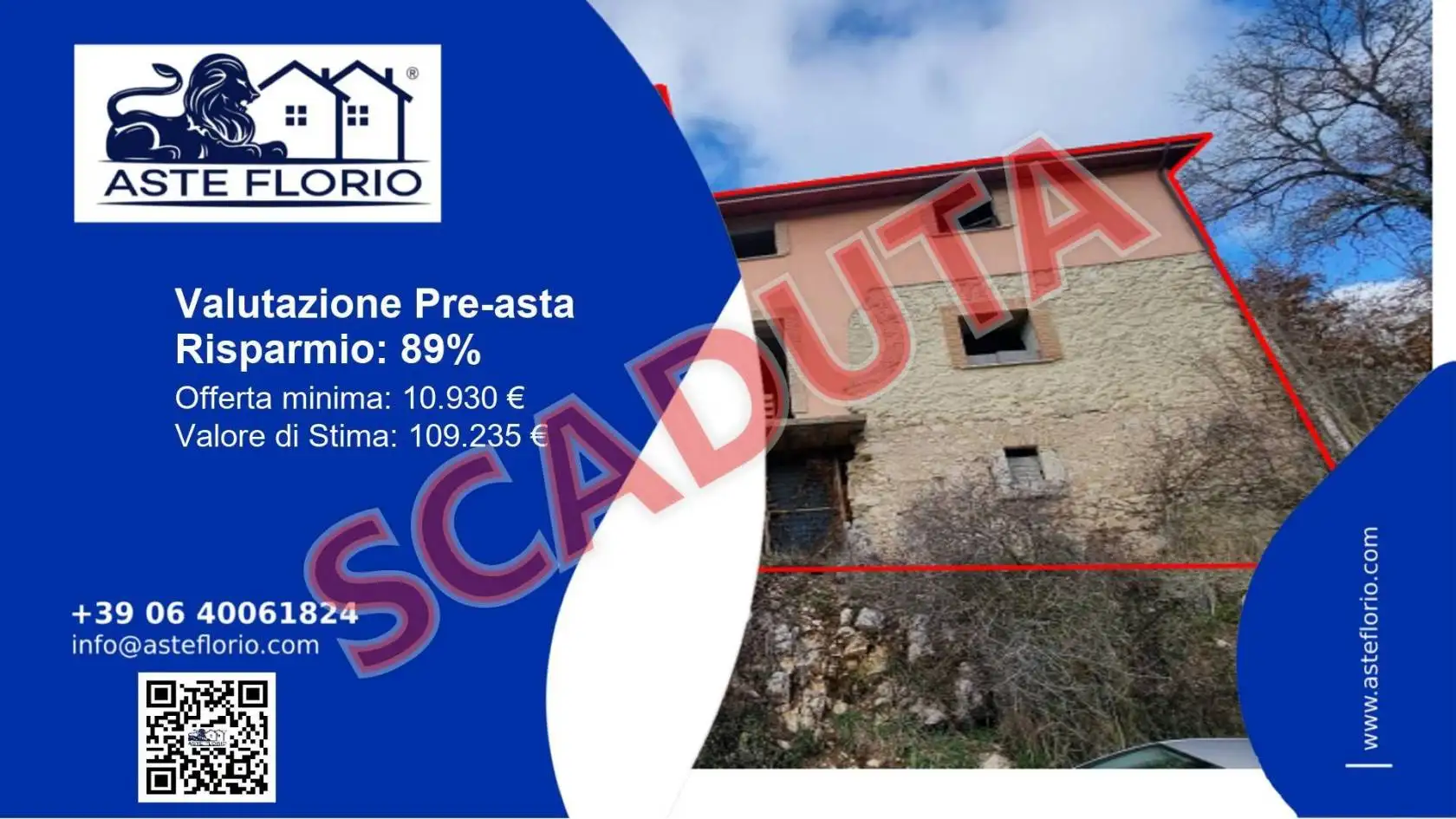 Appartamento in asta a Leonessa