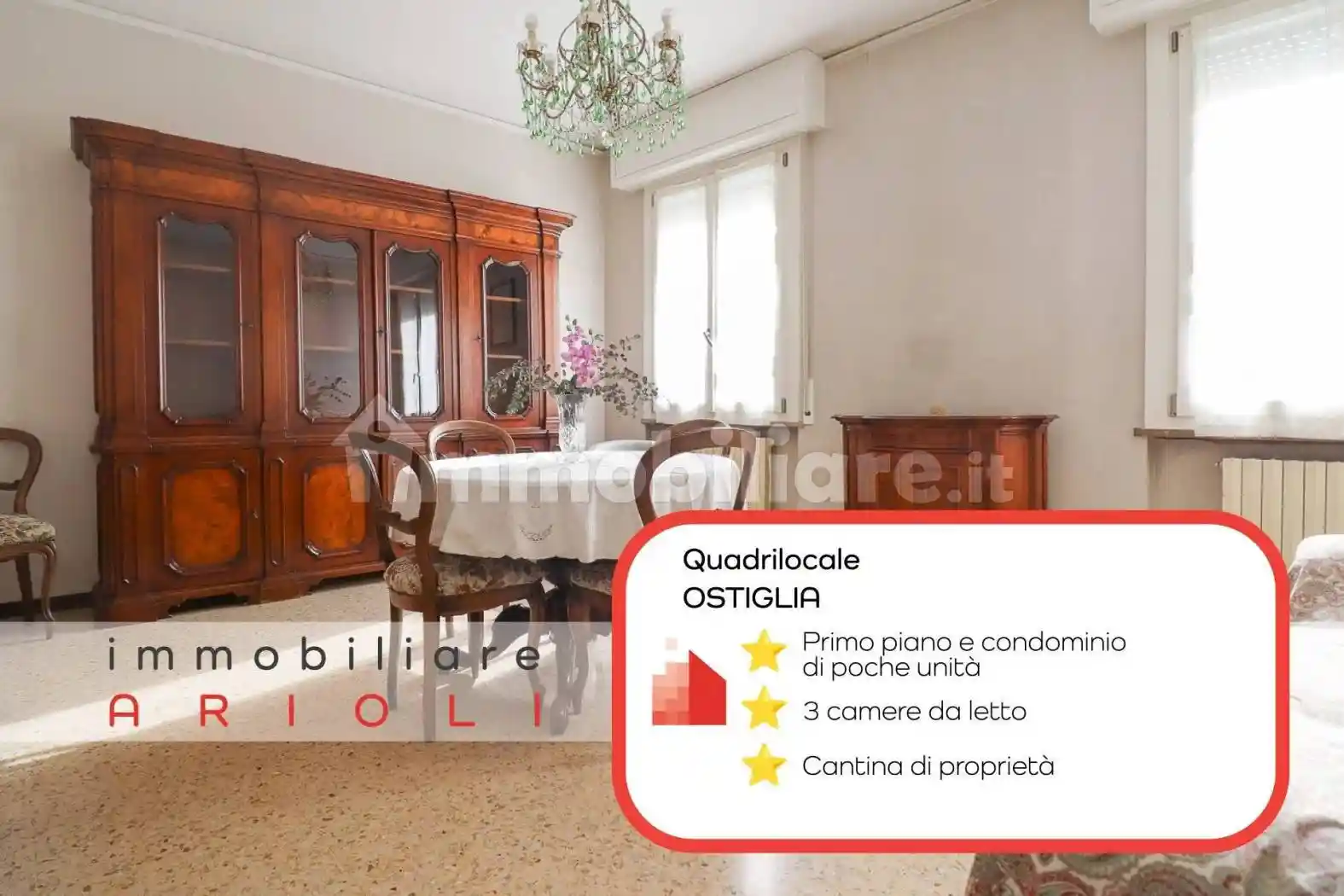 Appartamento in vendita a Ostiglia