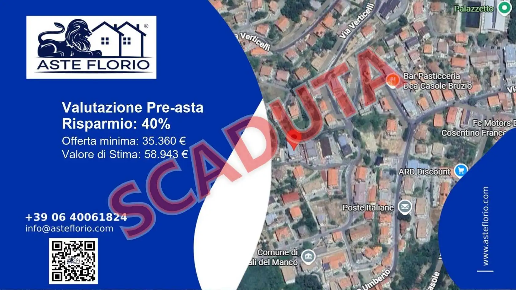 Appartamento in asta a Casali del Manco