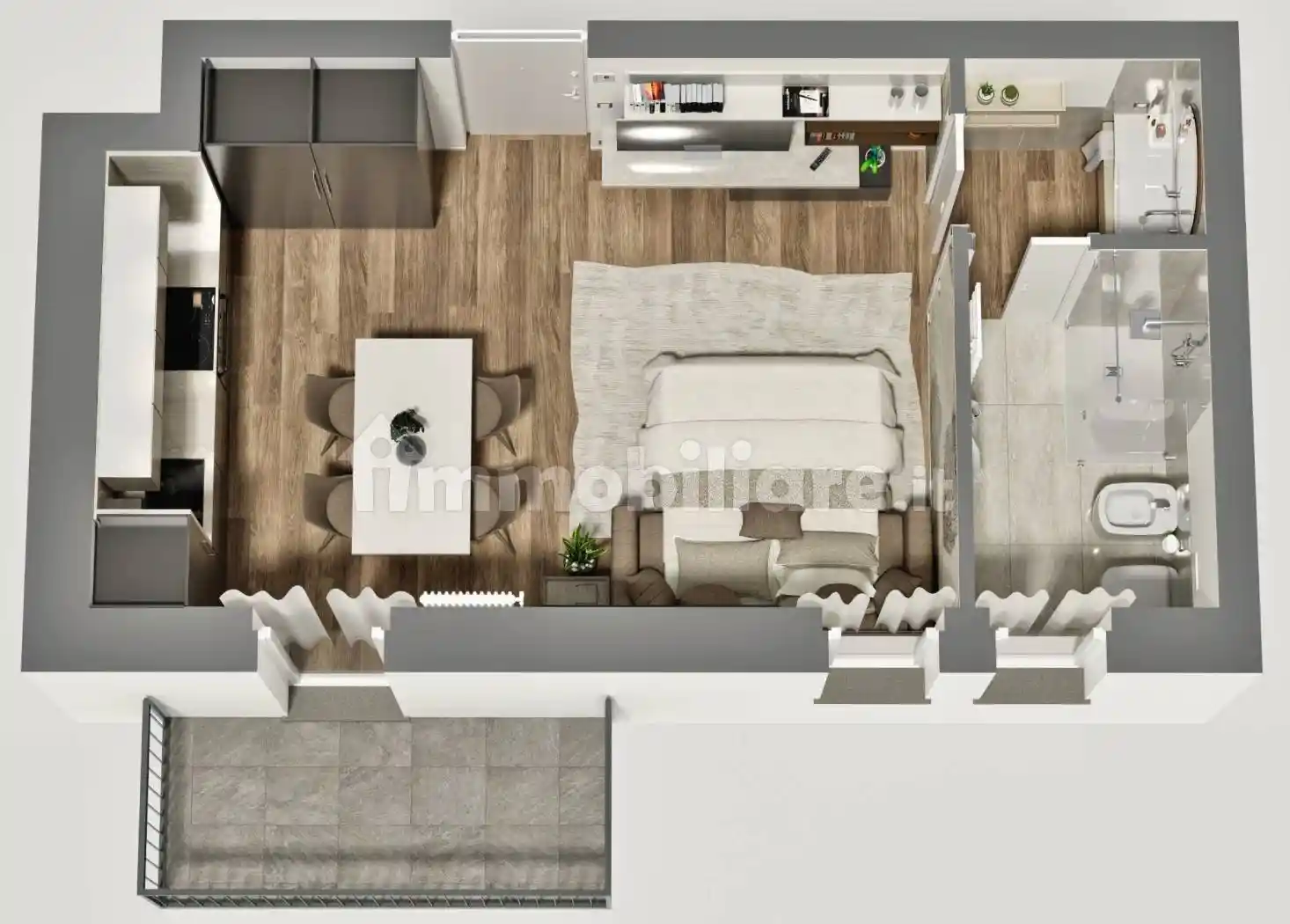 Monolocale via Costantina, Colognola, Bergamo - foto 2