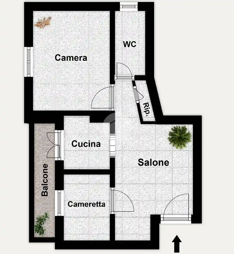 Trilocale via degli Armenti 63, Tor Sapienza - La Rustica, Roma - foto 2