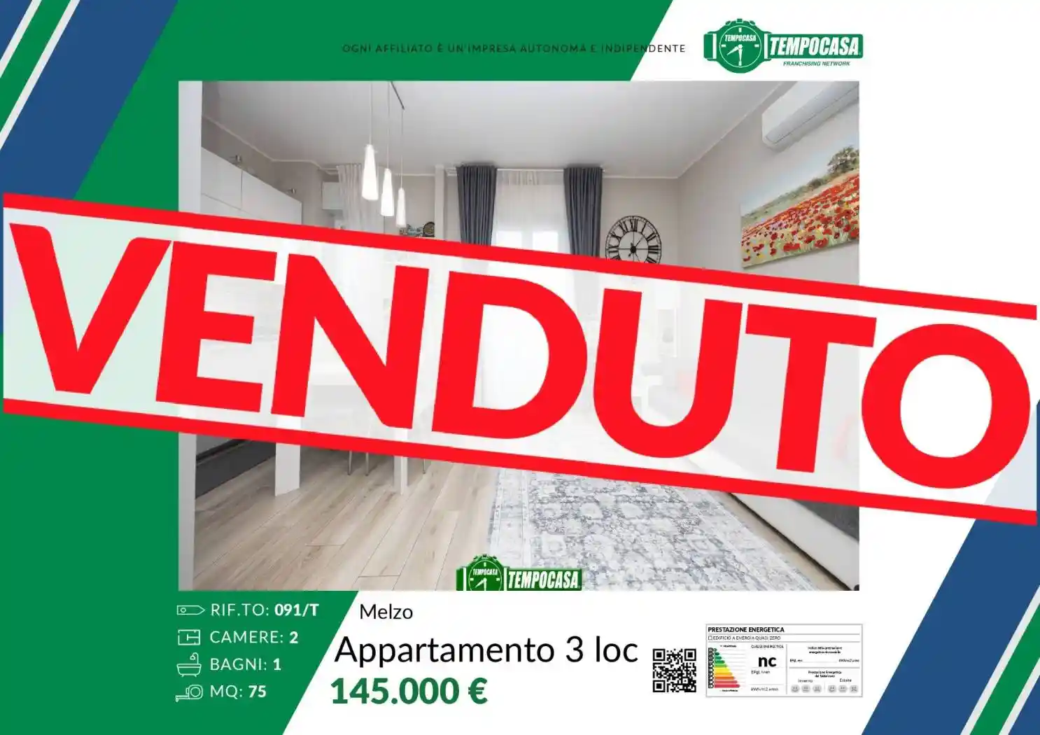 Appartamento in vendita a Melzo