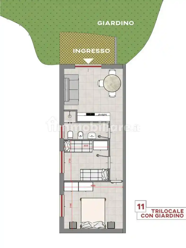 Bilocale viale Gioacchino Rossini 2, Alba Mare, Riccione - foto 2