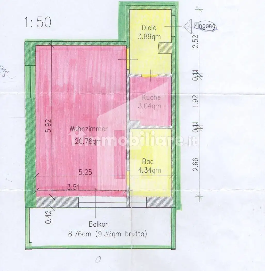 Monolocale buono stato, secondo piano, Centro, Caldaro sulla Strada del Vino - foto 5