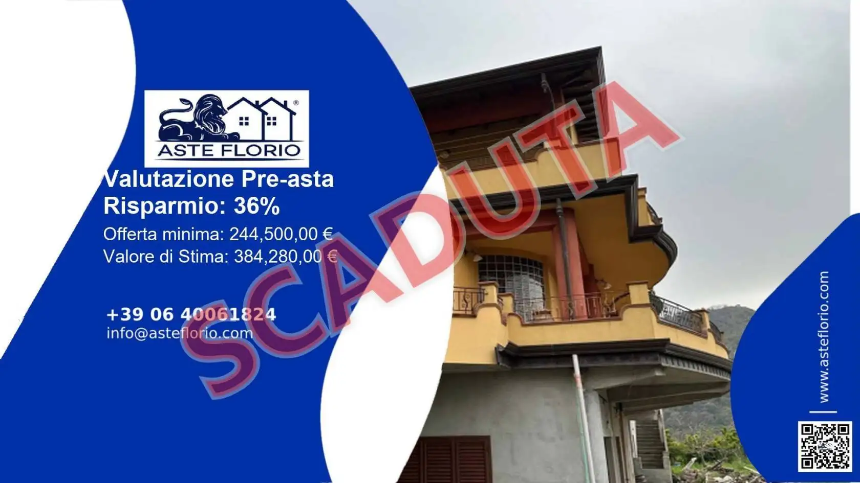 Villetta a schiera in asta a Gioiosa Marea