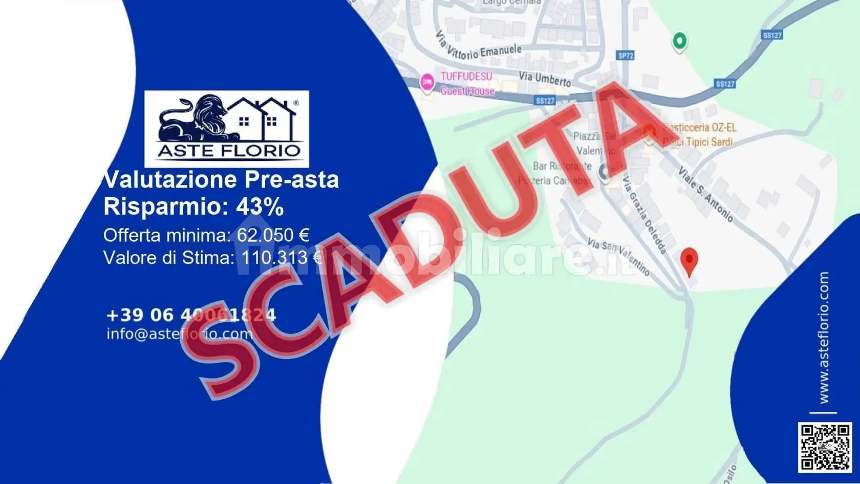 Appartamento in asta a Osilo