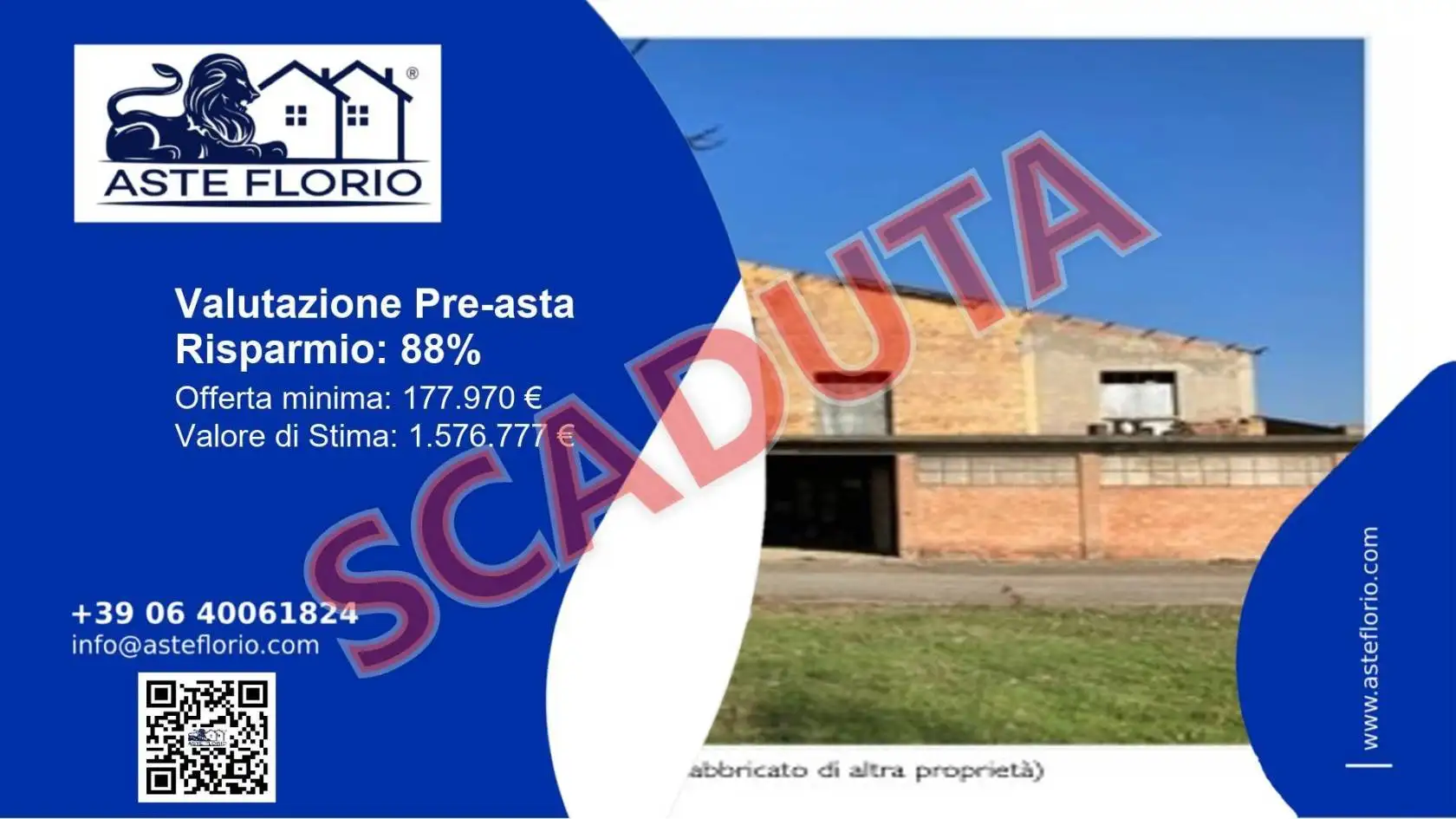 Rustico - Casale in asta a Campogalliano