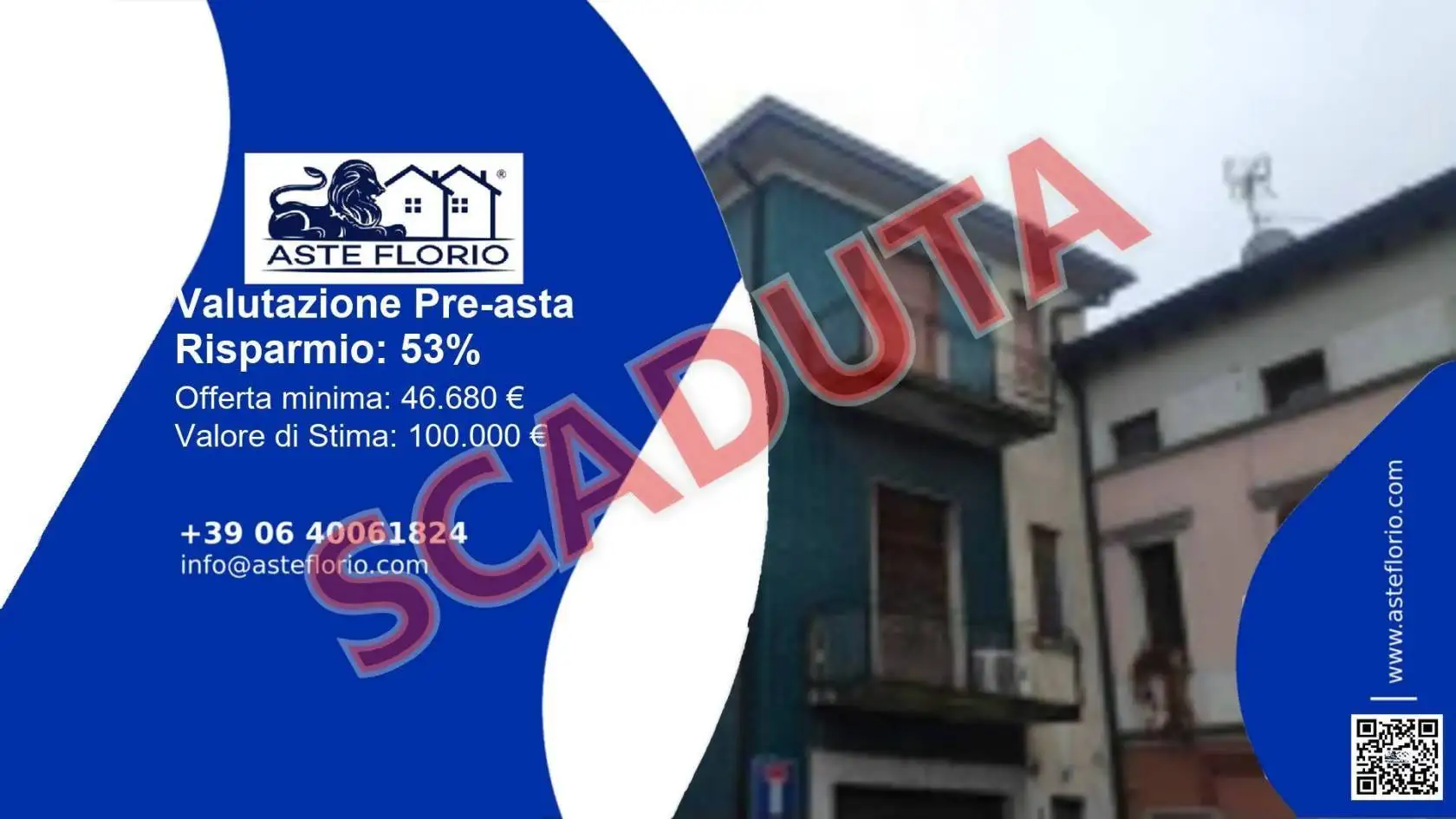 Appartamento in asta a Pizzighettone