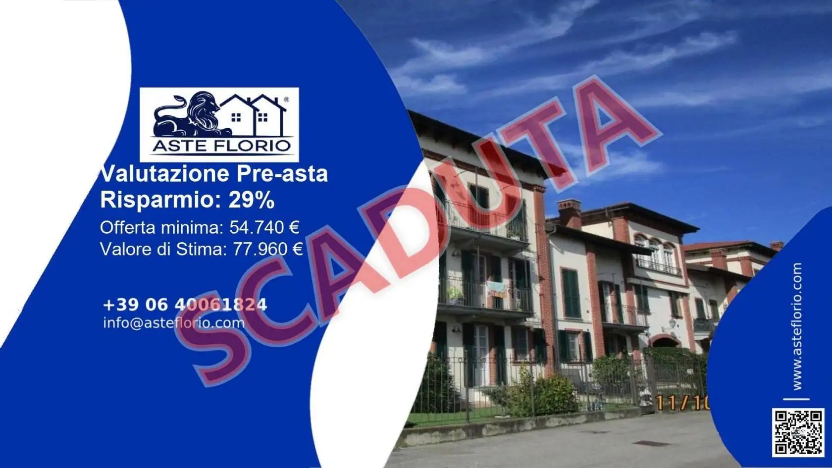 Appartamento in asta a Mesero