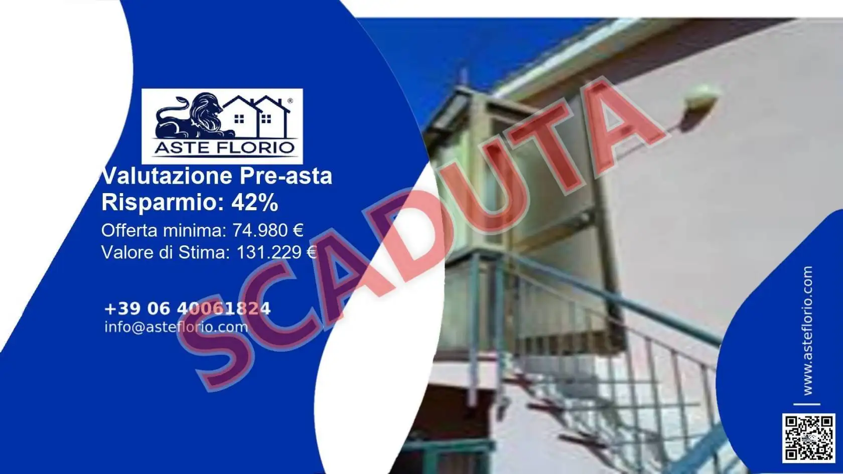 Appartamento in asta a Toirano