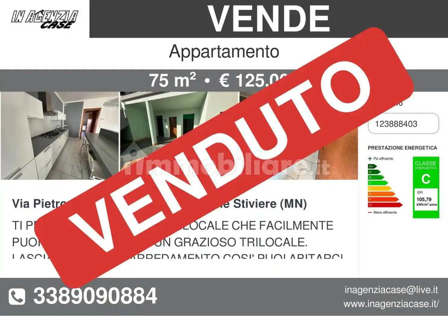 Appartamento in vendita a Castiglione delle Stiviere