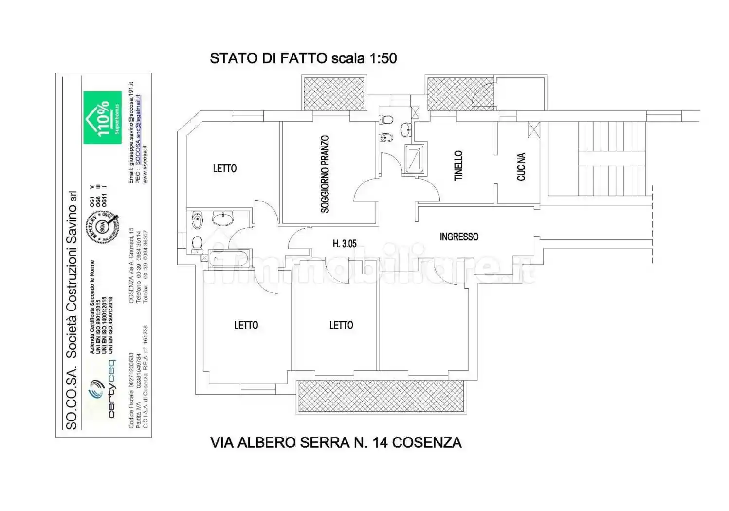 Appartamento via Alberto Serra 14, Centro, Cosenza - foto 2
