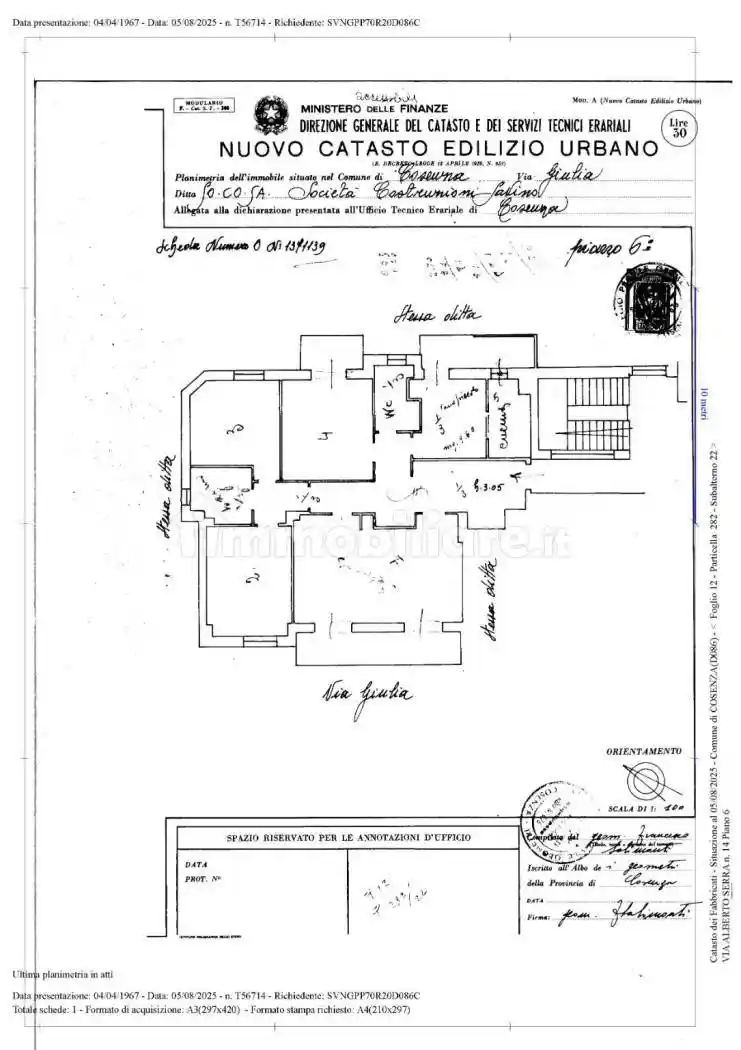 Appartamento via Alberto Serra 14, Centro, Cosenza - foto 5
