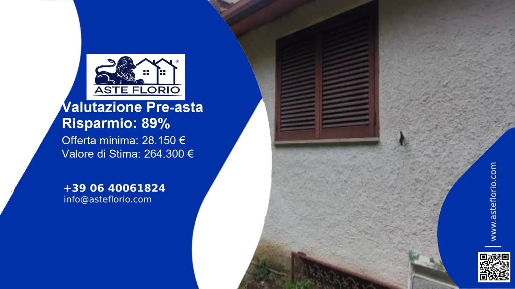 Villa in asta a Roccagiovine