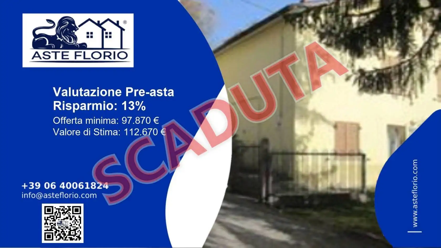 Villa in asta a Carpegna