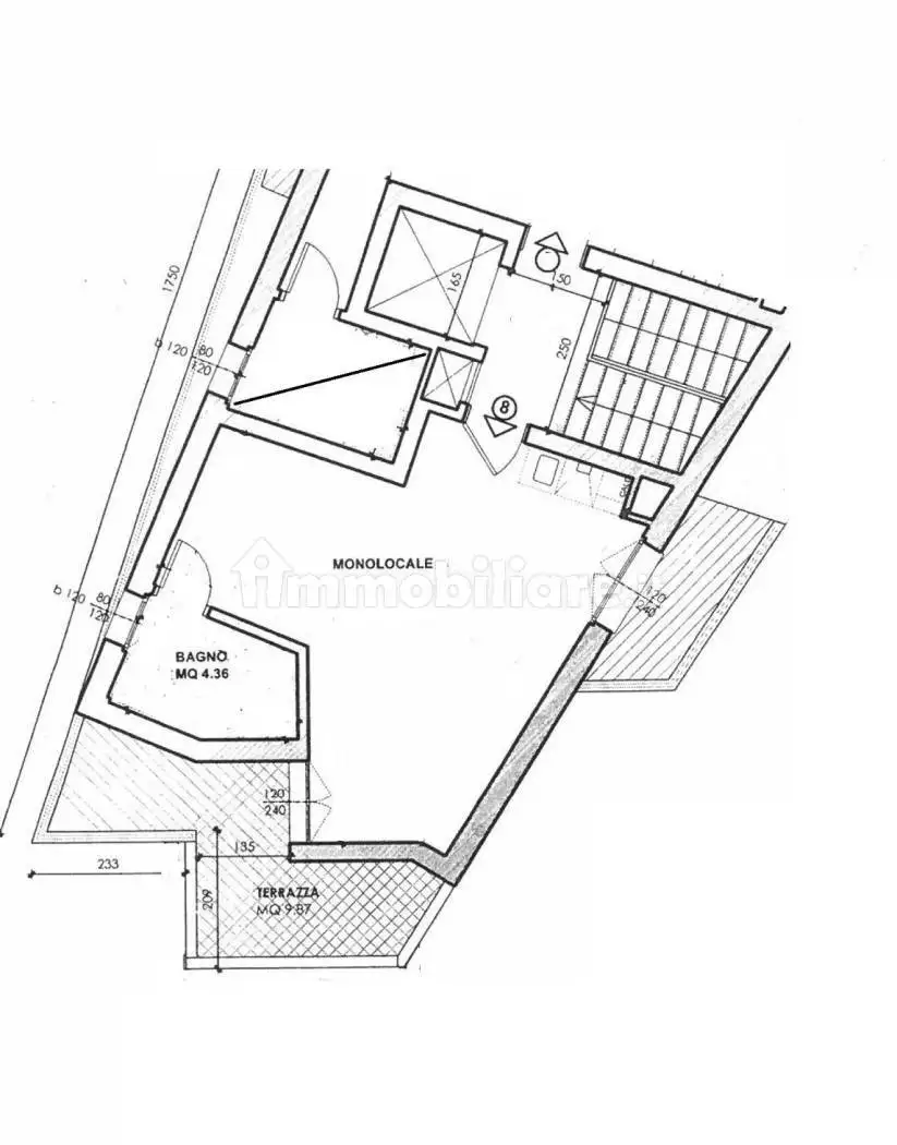 Attico - Mansarda in affitto a Bologna