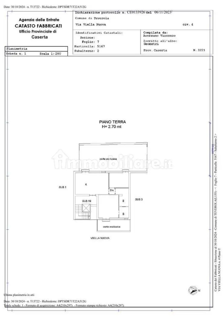 Appartamento in asta a Teverola