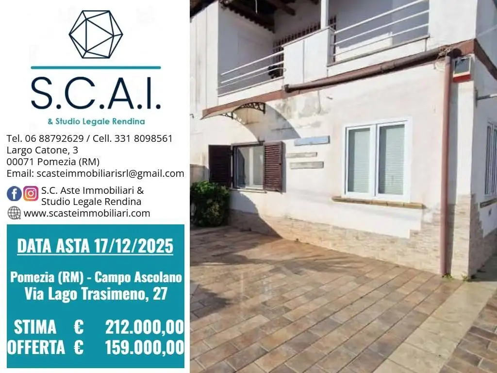 Appartamento in asta a Pomezia