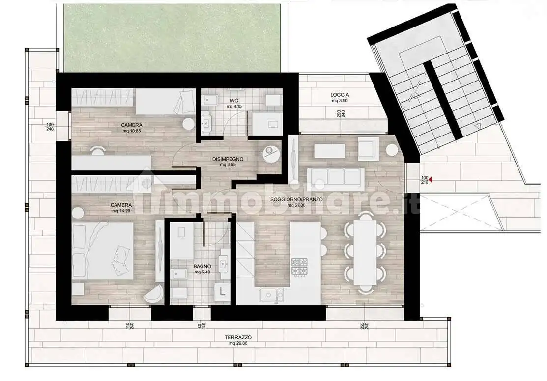 Appartamento in vendita a Monastier di Treviso