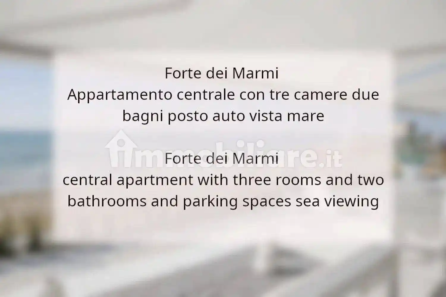 Appartamento in vendita a Forte dei Marmi