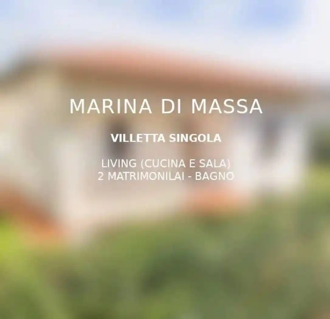 Villa in vendita a Massa