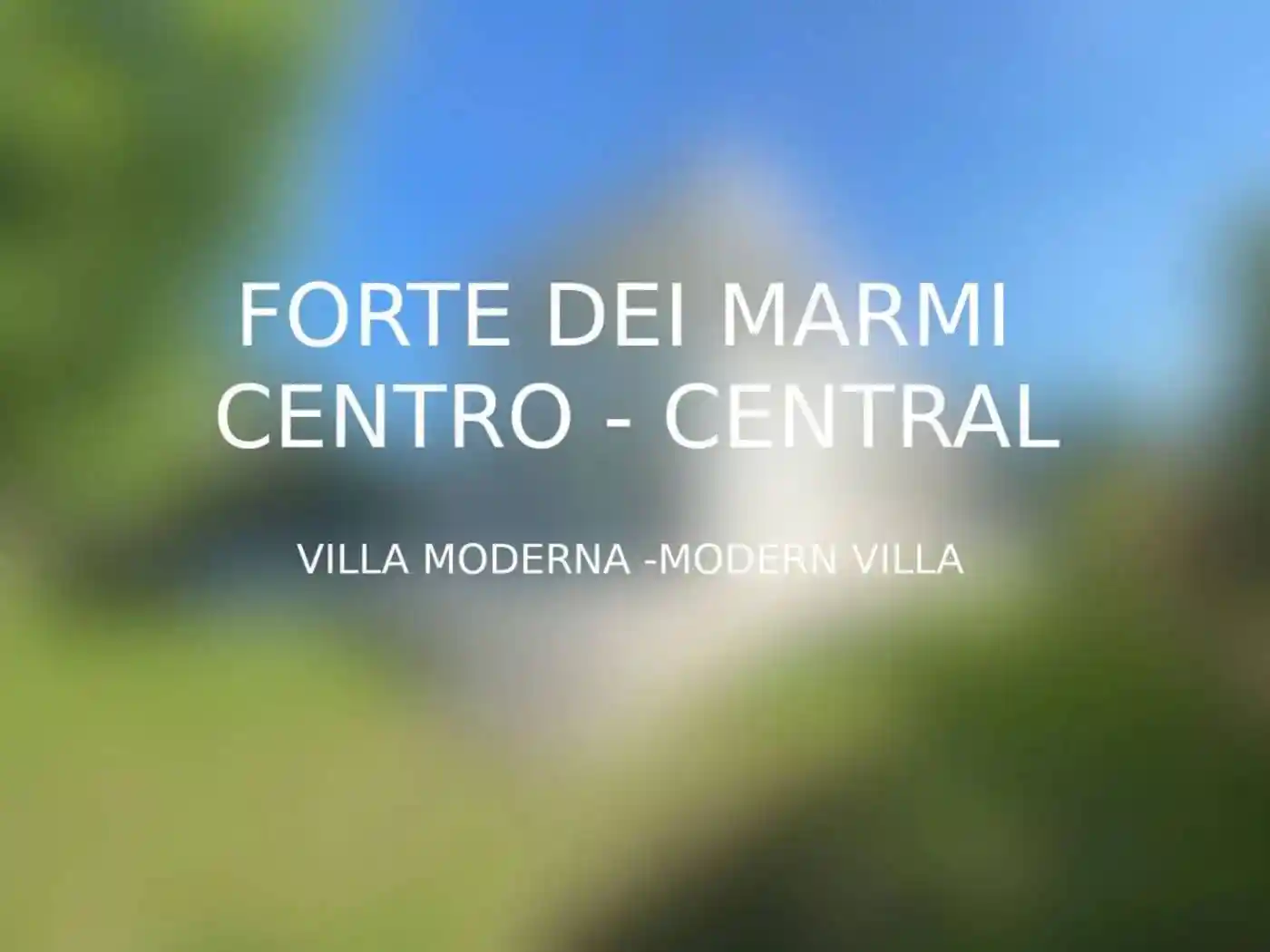 Villa in vendita a Forte dei Marmi