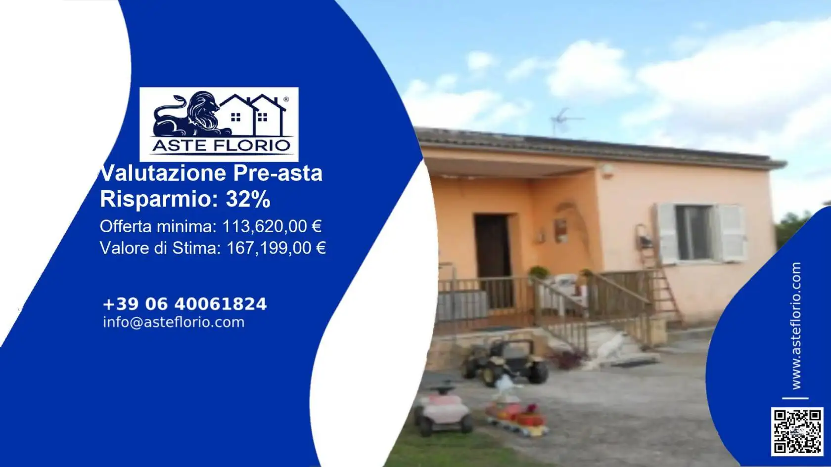 Villa in asta a Anzio