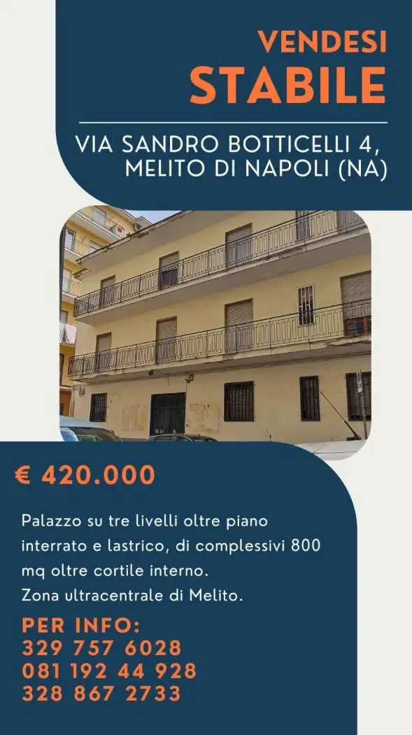 Palazzo - Edificio in vendita a Melito di Napoli