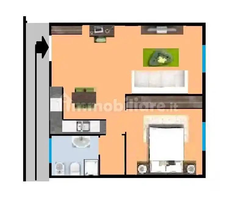 Bilocale via delle Forze Armate 395, Baggio, Milano - foto 2