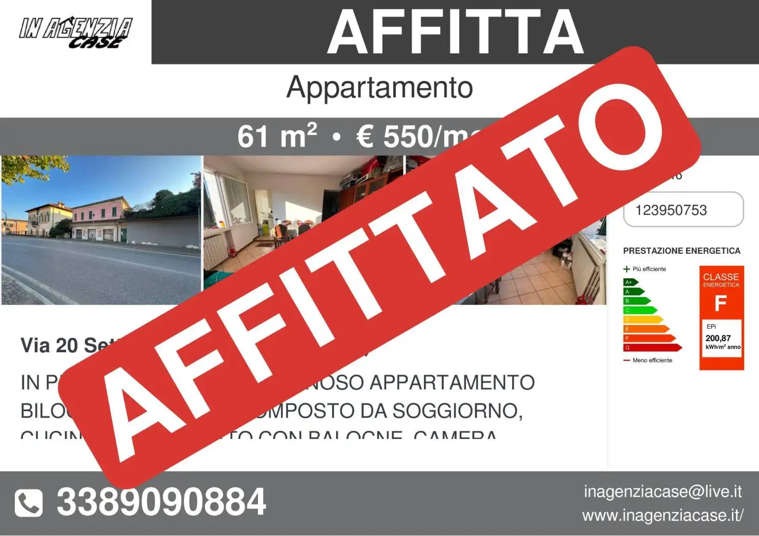 Appartamento in affitto a Pontevico