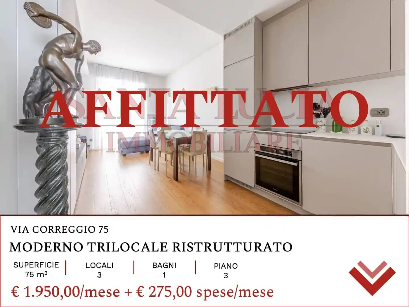 Appartamento in affitto a Milano