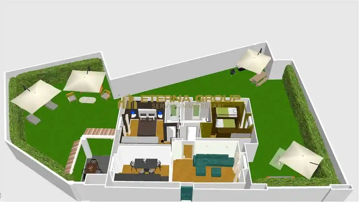 Quadrilocale nuovo, piano terra, Vittoria, Moncalieri - foto 3