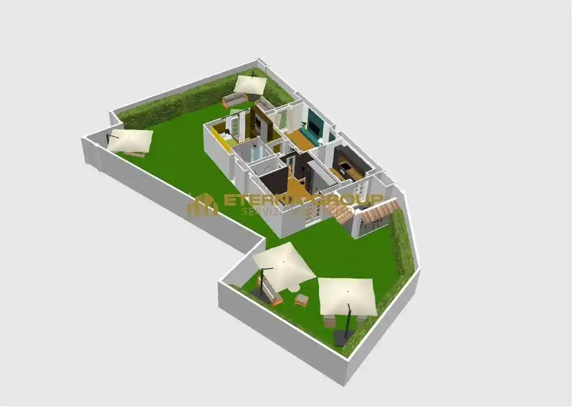 Quadrilocale nuovo, piano terra, Vittoria, Moncalieri - foto 4